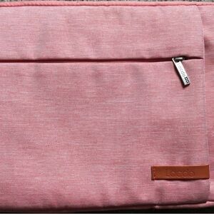 Lacdo 360° Protective Laptop Tablet Sleeve Case 13” x 9.5” heather pink.